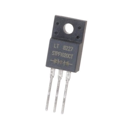 دوبل دیود سریع STPF1020CT 100V-10A مارک LITE-ON پکیج TO-220FP