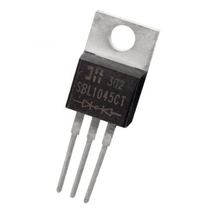 دوبل دیود شاتکی SBL1045CT تایوانی مارک Diodes Incorporated پکیج TO-220