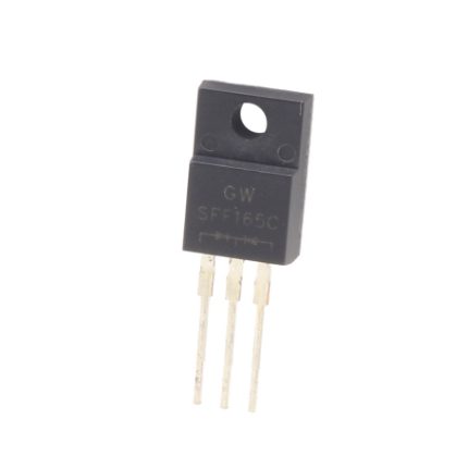 دوبل دیود فوق سریع SFF165C 300V-16A مارک GW پکیج TO-220FP