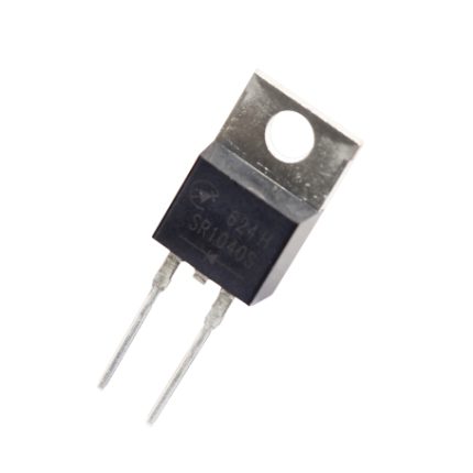دیود شاتکی SR1040S 10A-40V تایوانی پکیج TO-220A