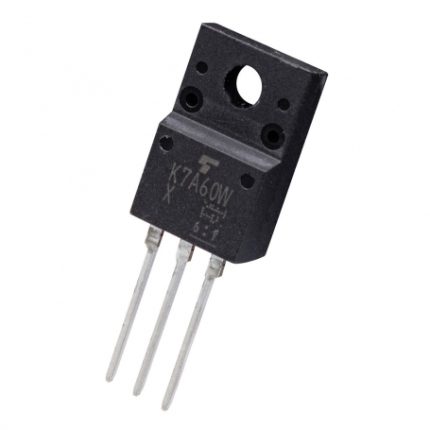 ماسفت K7A60W نوع N-Channel تایوانی مارک TOSHIBA پکیج TO-220FP