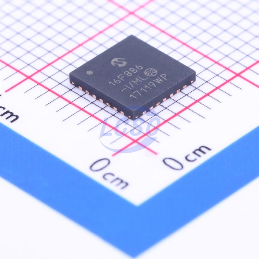 Microchip Tech PIC16F886-I/ML