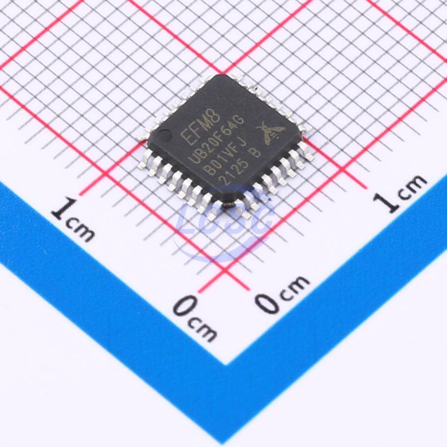 SKYWORKS/SILICON LABS EFM8UB20F64G-B-QFP32