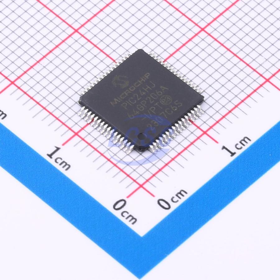 Microchip Tech PIC24HJ64GP206A-I/PT