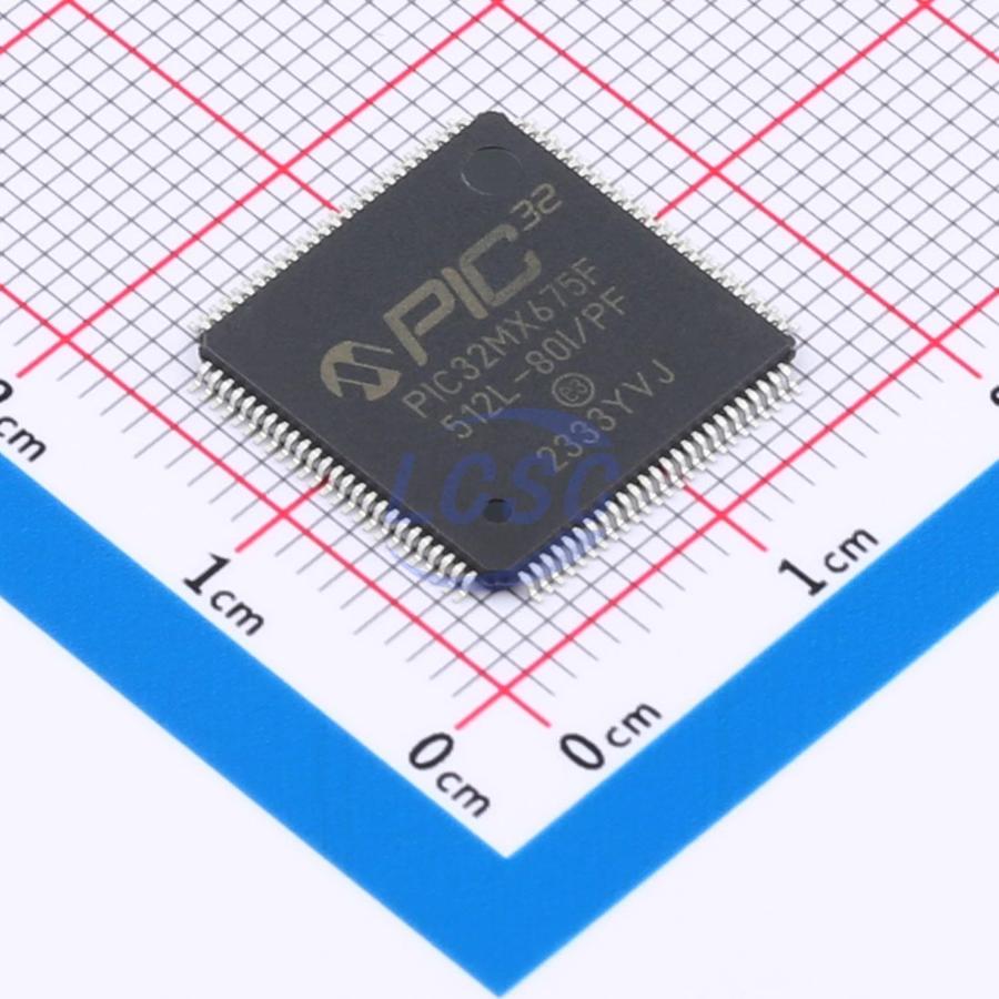Microchip Tech PIC32MX675F512L-80I/PF